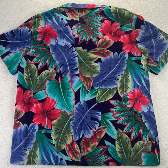 Hilo Hattie Women's Vintage Hawaiian Button Up Shirt Size Large - Picture 7 of 7